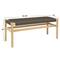 Hello Honey® Fernway 18" Solid Wood and Woven Rope Entryway Bench